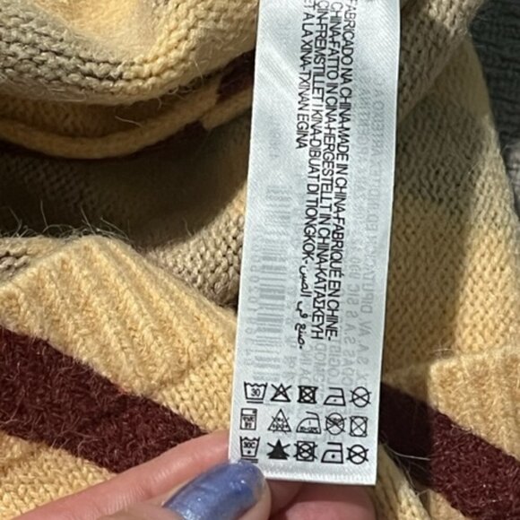 Zara Zebra Print Jacquard Knit Mini Dress Long Sleeve Size Small Wool blend NWOT - Picture 13 of 14